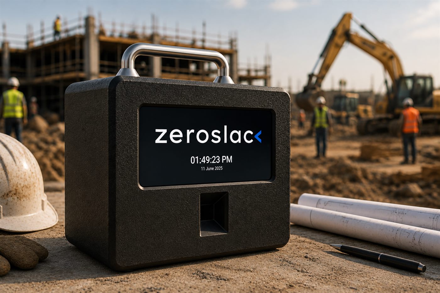 Zack Portable biometric terminal for construction sites
