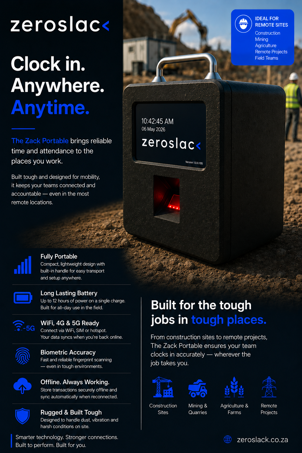 Zack Portable one-pager